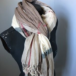 Burberry print scarf